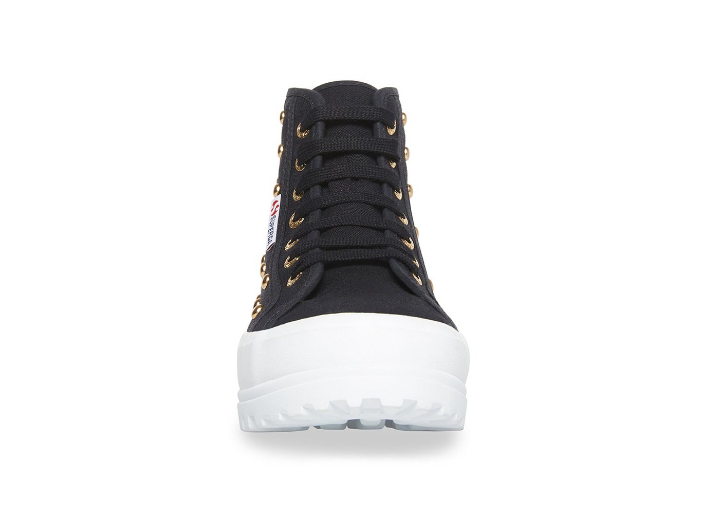 Botas Feminino Pretas - Superga 2341 Alpina Studs - APRQM-4657